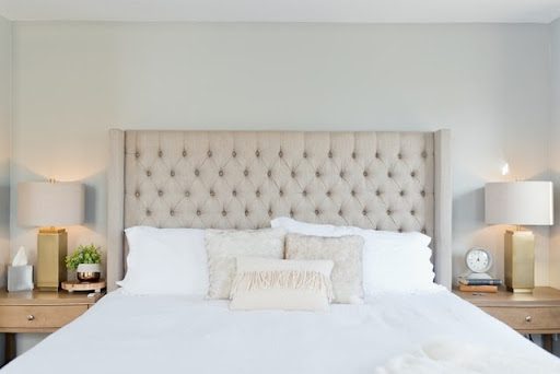 Custom Upholstered Headboard - Wall Panel Headboards - Blend Home Furnishings