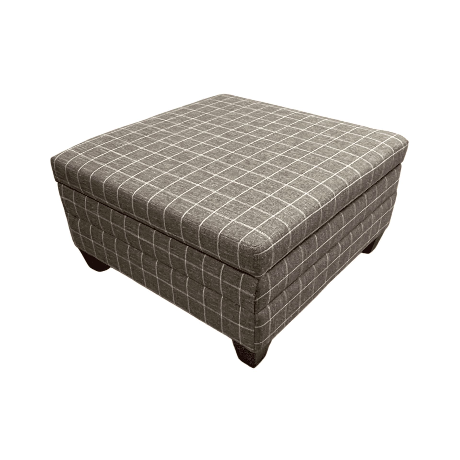 DYNASTY Upholstered Ottoman, Luxury Furniture - Blend Home Furnishings